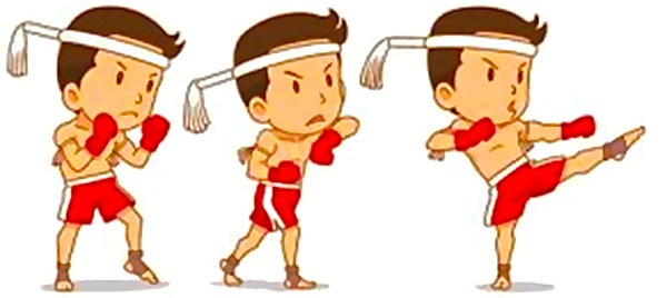 Cours boxe thai enfant - Team Zeitoun